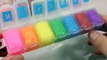How To Make 'Glitter Rainbow Clay Slime Case' Recipe DIY PomPom ! 약통 반짝이 무지개 액체괴물 만들기!! 액괴 점토 슬라임