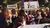 KKTC'de Kadına Karşı Şiddet Yürüyüşü