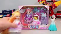 리틀미미 핑크라푼젤 공주 인형 놀이 겨울왕국 타요 폴리 뽀로로 장난감 Princess Dress Up Doll Play Toys for Kids