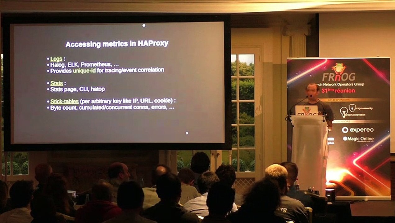 FRNOG 31 - Willy Tarreau (HAProxy) : Indicateurs clés dans haproxy