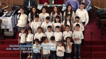 Iglesia Evangelica Pentecostal. Alabanza Coro de niños(1). 28-10-2018