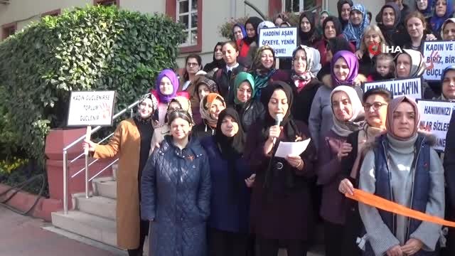 İnegöl'de Kadına Şiddete Turuncu Farkındalık