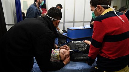 107 civiles heridos tras un ataque con gas cloro en Alepo