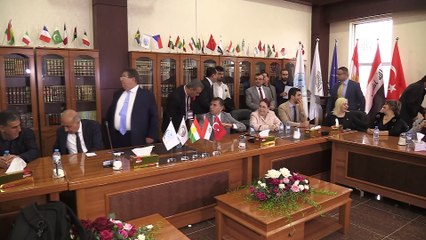 Batman ve Diyarbakırlı iş adamları Irak'ta iş birliği protokolü imzaladı - ERBİL
