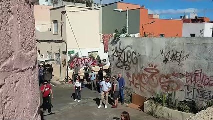 Rambo comienza el rodaje en Taco y el barrio enloquece