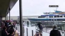 San Francisco : un ferry oublie de s'arrêter et rentre dans le quai