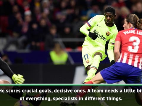 Valverde hails 'talented' Dembele