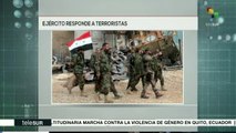 Siria: ejército enfrenta a terroristas que atacan poblaciones civiles