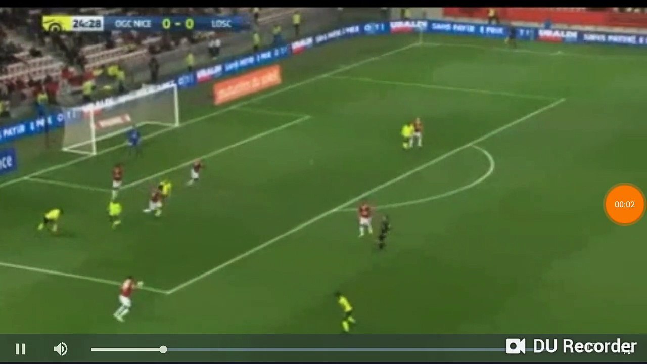 Wylan Cyprien super goal Nice vs Lille 1-0