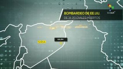 Siria: bombardeo de EE.UU. deja 20 civiles muertos