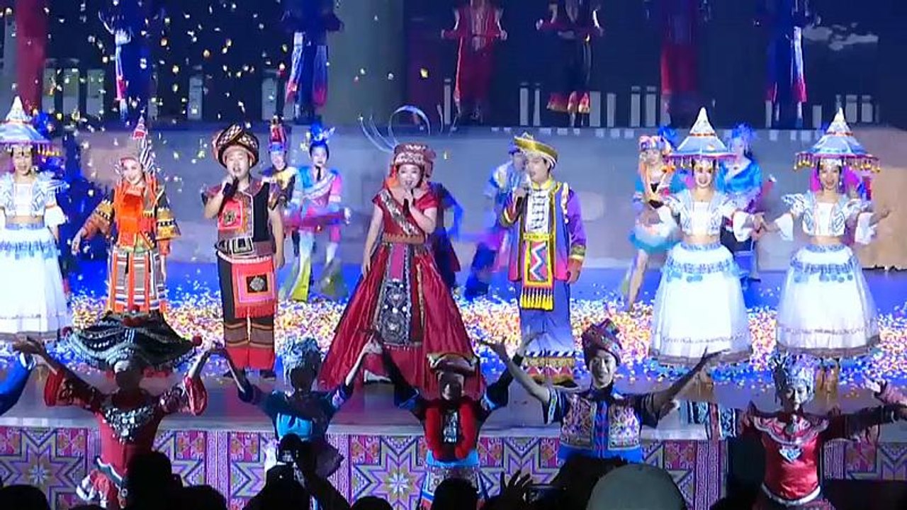 Ahnenverehrung beim Panwang Festival in China