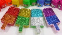 Combine Icecream Slime Yogurt Rainbow Colors Water Clay Toys DIY