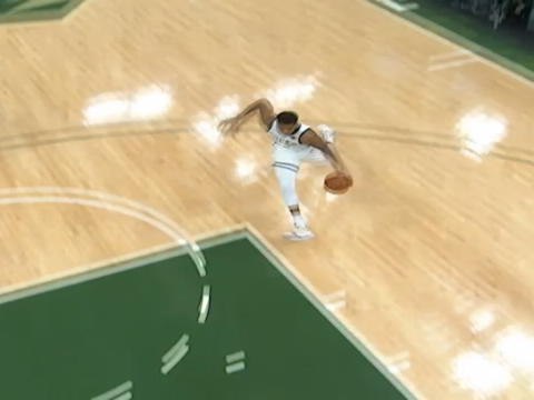 لقطة: كرة سلّة: إن-بي إي- جيانيس يسجّل سّلة ساحقة رائعة أمام سبيرز