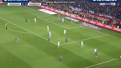 Novak  Goal  HD   Trabzonspor 1 - 0	 Fenerbahce  25-11-2018