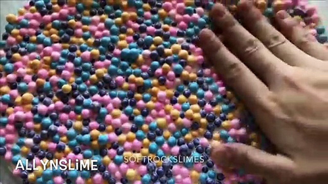 Crunchy big batch slime - satisfying slime ASMR video compilation