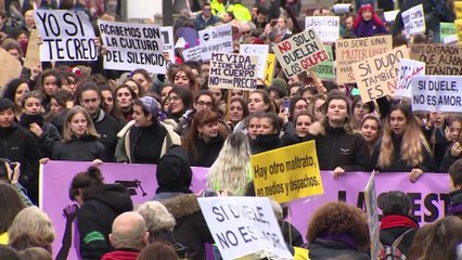 Miles de mujeres salen a la calle en el Día Internacional contra la Violencia de Género