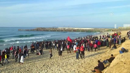 Gazze'deki "Deniz Eylemleri" Sürüyor