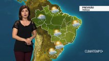 Previsão Brasil – Nuvens carregadas no centro-norte do país