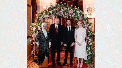 Medyada dev nişan Yelda Demirören ve Haluk Kalyoncu'nun yüzüklerini Cumhurbaşkanı Erdoğan taktı