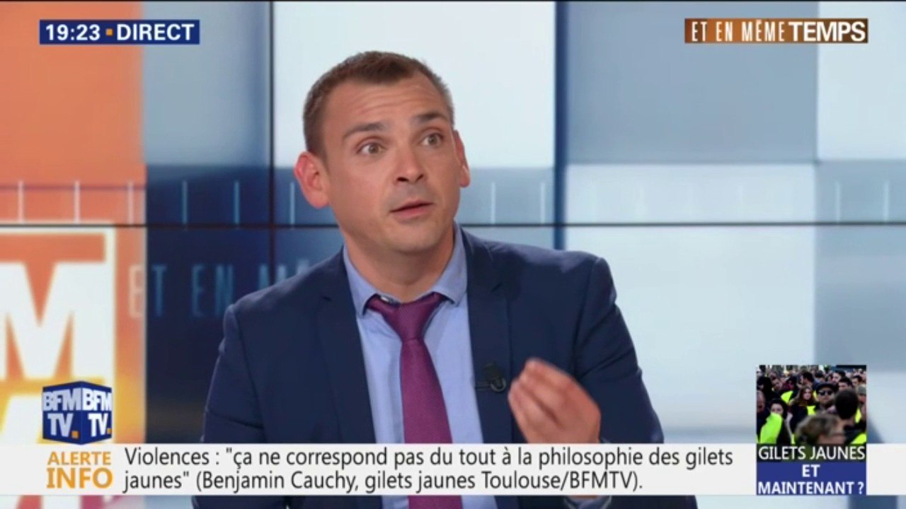 "On le dit à chaque fois: 'respect du bien public et des personnes, y compris des journalistes'", affirme Benjamin Cauchy