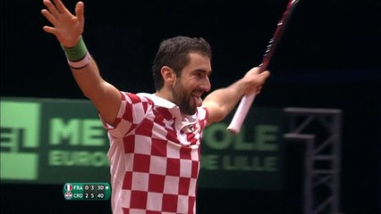 Finale - Plus fort que Pouille, Cilic offre un 2e sacre à la Croatie