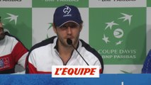 Pouille «J'ai tout donné» - Tennis - Coupe Davis (Finale)