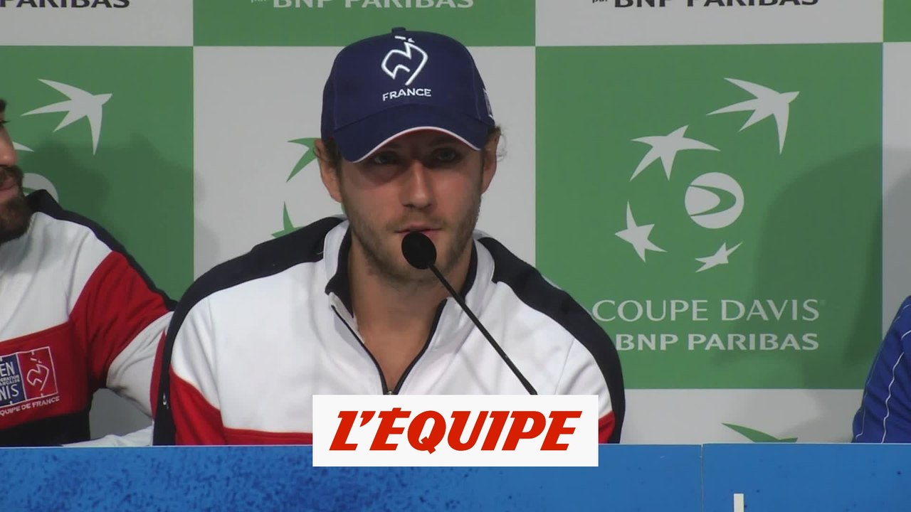 Pouille «J'ai tout donné» - Tennis - Coupe Davis (Finale)