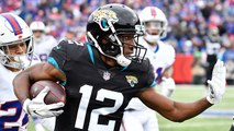 Dede Westbrook zooms up sideline for 43 yards