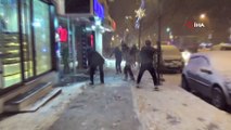 - Erzurum'da yoğun kar yağışı