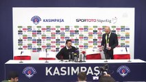 Kasımpaşa-Evkur Yeni Malatyaspor maçının ardından - Erol Bulut - İSTANBUL