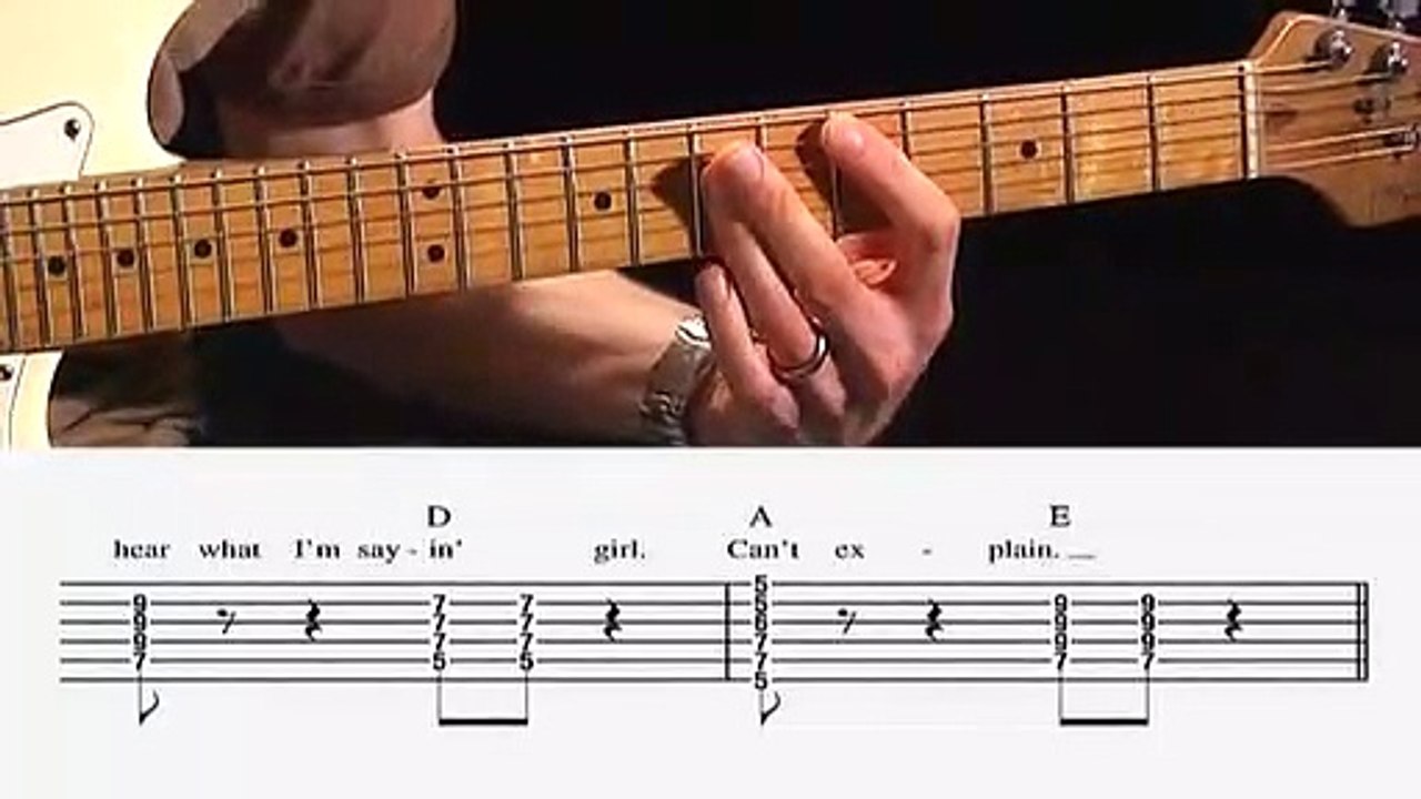 The Who - I Can't Explain - Guitar Tutorial