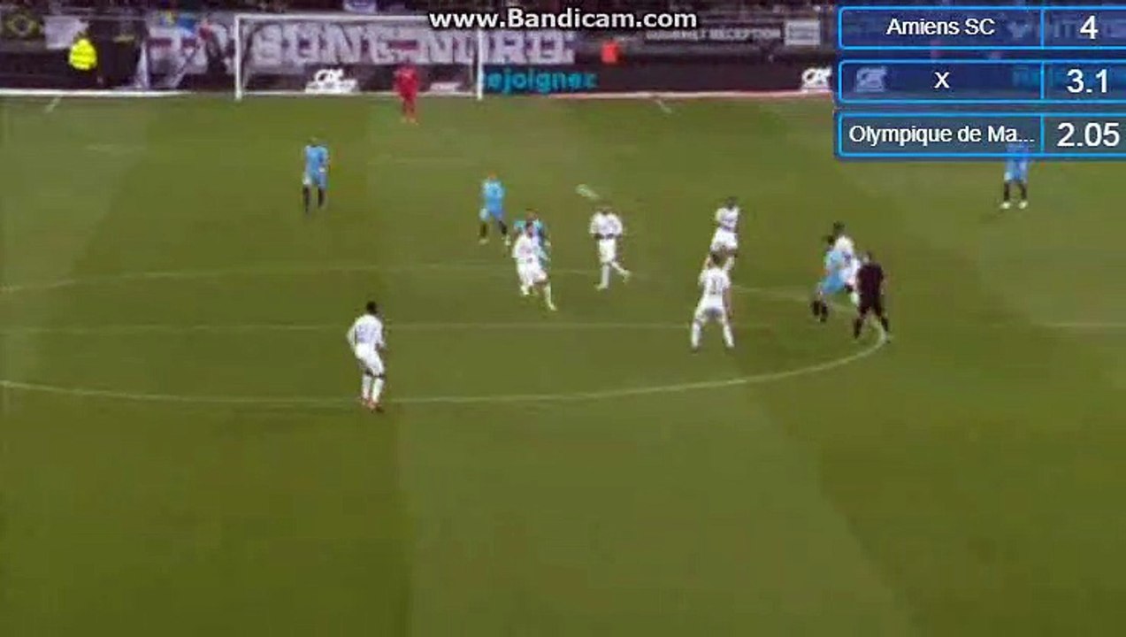 Amiens 1 - 1 Olympique Marseille