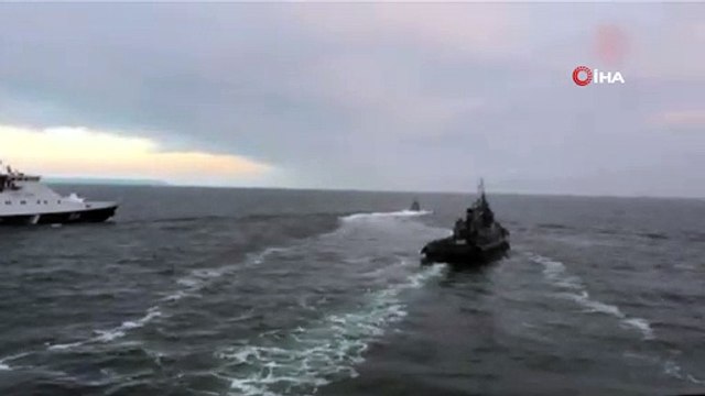 - Ukrayna Gemileri Kerç'ten Ayrılıyor- Ukrayna: “gemilerimiz Vuruldu”