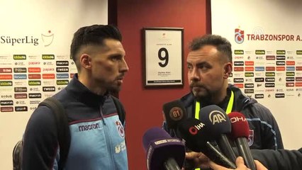 Trabzonspor-Fenerbahçe Maçının Ardından - Futbolcular Sosa ve Abdulkadir