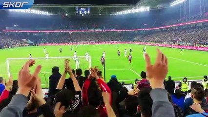 Jose Sosa'nın golünden sonra Trabzonspor taraftarı çıldırdı