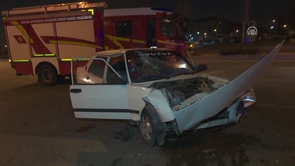 Başkentte Trafik Kazası: 2 Yaralı - Ankara