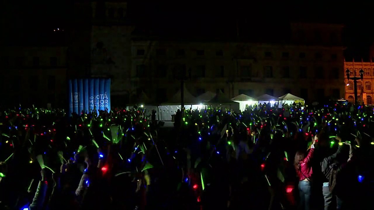 Récord de luces denuncia violencia contra la mujer en Colombia