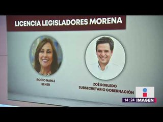 Senadores piden licencia para formar parte del gobierno de AMLO | Noticias con Yuriria Sierra