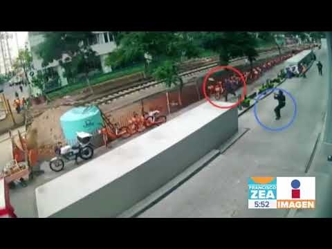 Policía frustra asalto afuera de Plaza Carso | Noticias con Francisco Zea