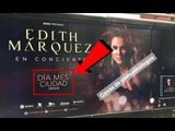 Encuentran error en cartel de concierto de Edith Márquez, y ella lo corrige | Noticias Yuriria