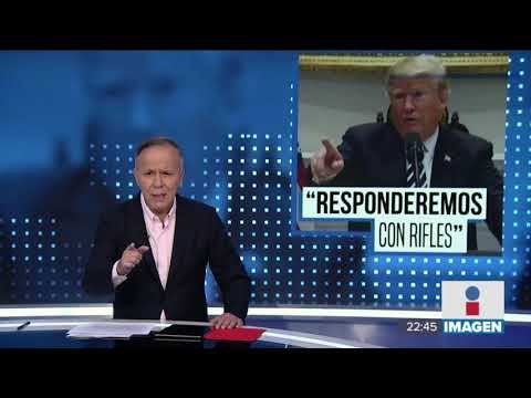 Donald Trump amenazó con dispararle a los migrantes de las caravanas | Noticias con Ciro