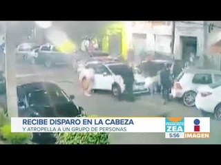 Adolescente recibe disparo en la cabeza y atropella a un grupo de personas | Francisco Zea