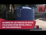 Reportan falta de colocación de tinacos en alcaldías de CDMX