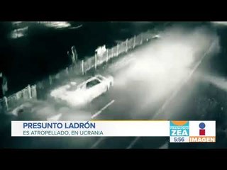 Presunto ladrón es atropellado mientras lo perseguían | Noticias con Zea