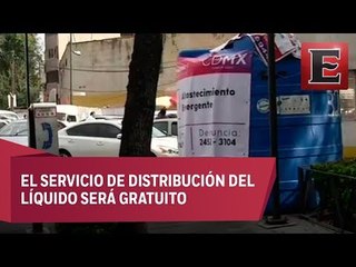 Sin altercados en puntos de abastecimiento de agua en la Cuauhtémoc