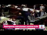 Diputados de Italia se agarran a golpes en sesión del Congreso | Noticias con Yuriria