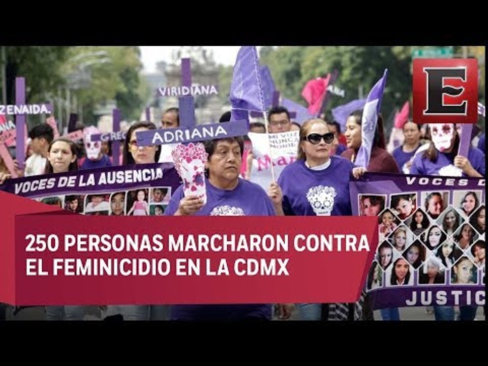 Marchan contra feminicidios en la CDMX
