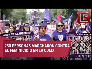 Marchan contra feminicidios en la CDMX