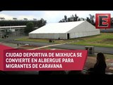 Al rededor de 500 migrantes se quedan en Ciudad Deportiva