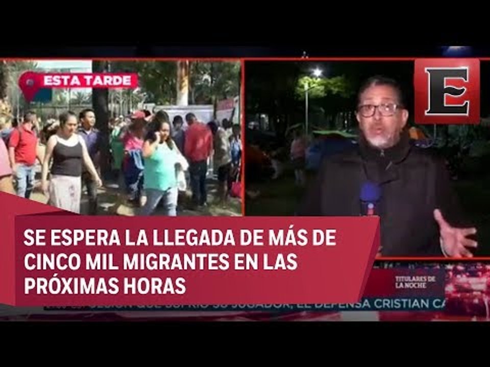 Migrantes continúan arribando a CDMX